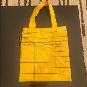 Out of Print Mini Library Card Tote